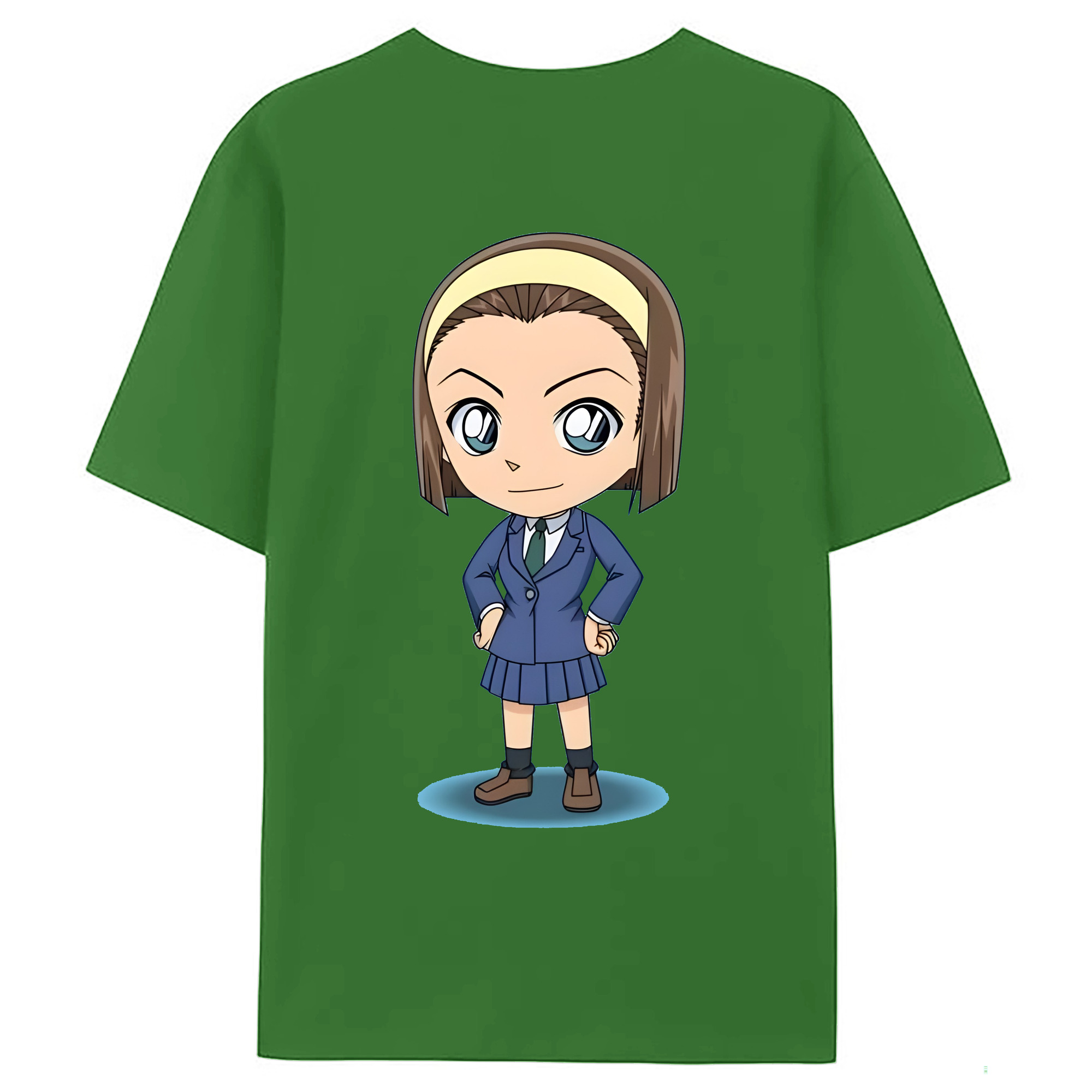 （画像用） 名探偵コナン 吉田 歩美 よしだ あゆみ Detective Conan my Yeager レディース半袖Tシャツ(バックプリント)
